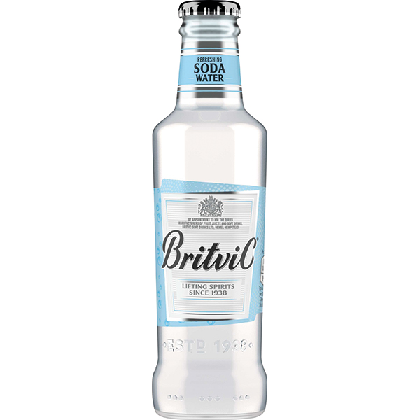 BRITVIC SODA WATER 200X24